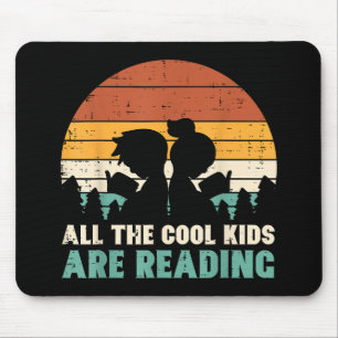 Tapis De Souris Tous Les Enfants Lisent Retro Lire Livre Lover Boy