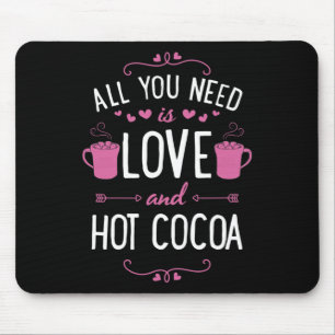 Tapis De Souris Tout ce dont vous avez besoin est d'amour et de ca
