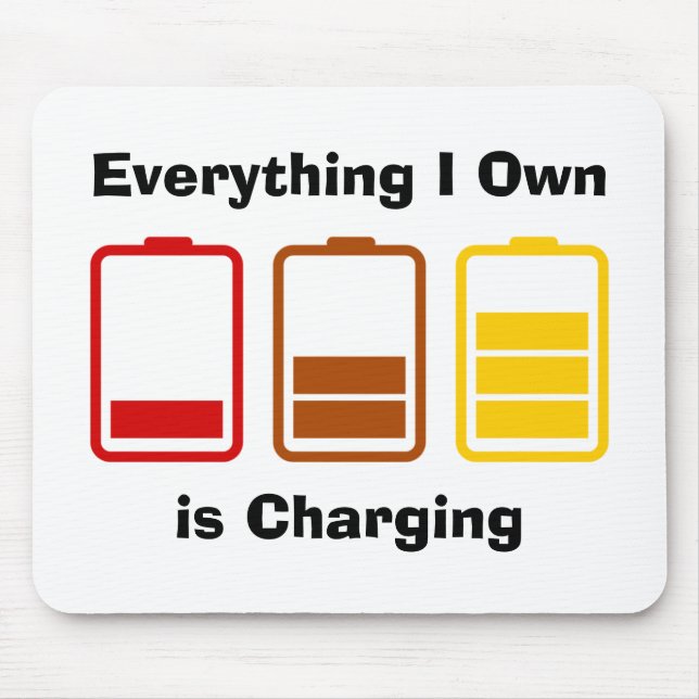 Tapis De Souris Tout ce que je dois facturer (Devant)