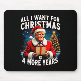 Tapis De Souris Tout ce que je veux pour Noël c'est 4 ans de plus