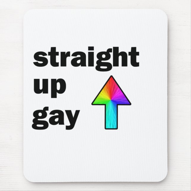 Tapis De Souris Tout droit gay (Devant)