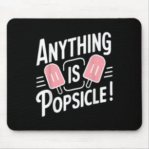 Tapis De Souris Tout Est Popsicicle Cool Été Crème Glace Motif
