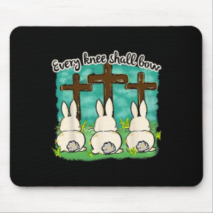 Tapis De Souris Tout genou fléchira Lapin de Pâques Femmes Enfants