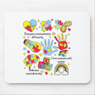 Tapis De Souris Tout le monde communique différemment1