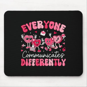 Tapis De Souris Tout le monde communique différemment Autisme Sain