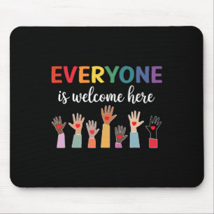 Tapis De Souris Tout Le Monde Est Bienvenue Ici Idaho Enseignant 5