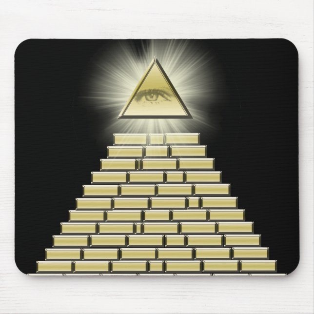 Tapis De Souris Tout l'oeil voyant Mousepad (Devant)