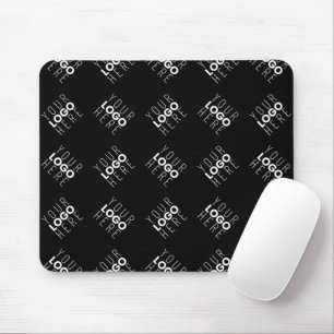 Tapis De Souris Tout logo ou image téléchargée Motif éparpillé