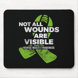 Tapis De Souris Toutes les blessures Visible Psychol de sensibilis