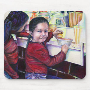 Tapis De Souris Toutes les Bonnes Petites Filles reçoivent de la c