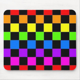 Tapis De Souris Toutes les couleurs À damiers Mousepad