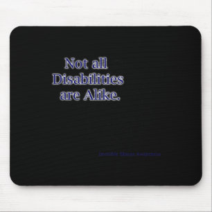 Tapis De Souris Toutes les personnes handicapées ne sont pas parei