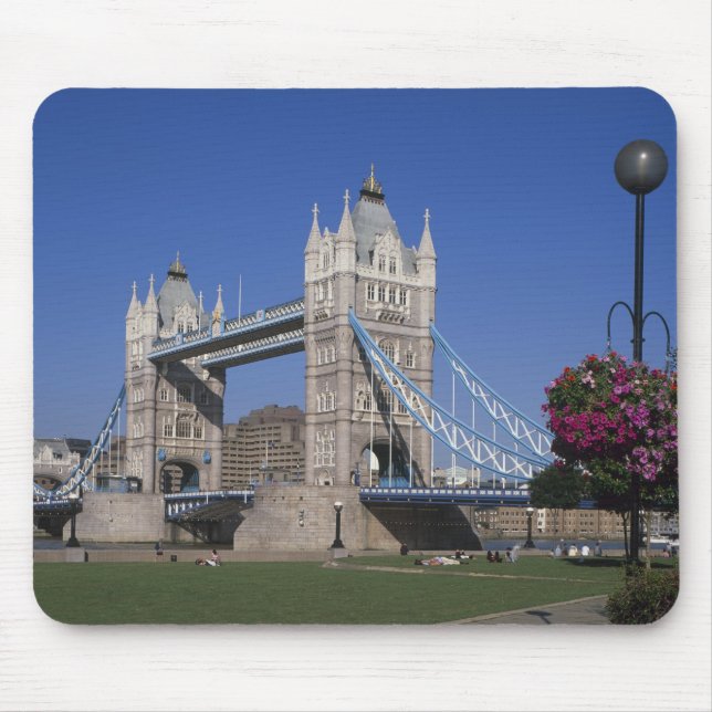 Tapis De Souris Tower Bridge, Tamise, Londres, Angleterre (Devant)
