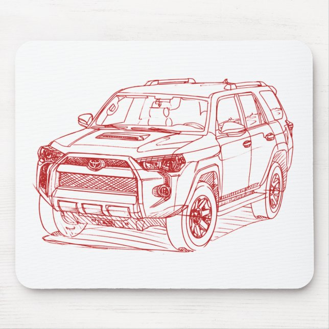 Tapis De Souris Toy 4Runner 2014 (Devant)
