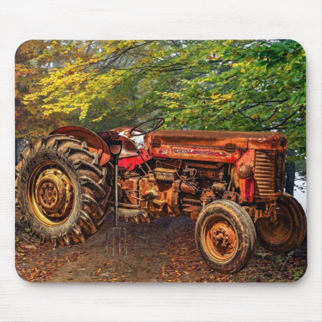 Tapis De Souris Traceur de la ferme rouge (Devant)
