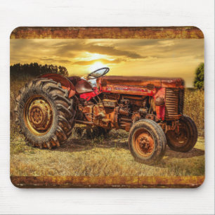 Tapis De Souris Traceur de la ferme rouge