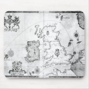 Tapis De Souris Tracez montrer l'itinéraire de la flotte d'armada