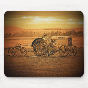 Tapis De Souris Tracteur antique