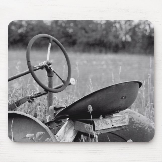Tapis De Souris Tracteur en herbe longue (Devant)