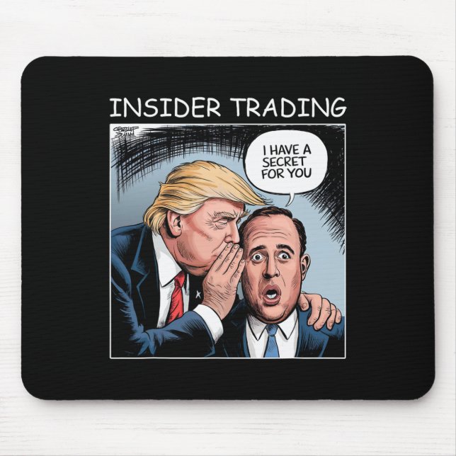 Tapis De Souris Trading Trump - Drôle (Devant)