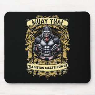Tapis De Souris Tradition Rencontre Puissance - Kickboxing Et Muay