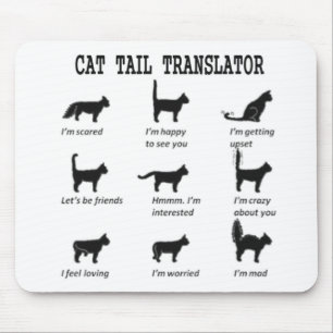 TAPIS DE SOURIS TRADUCTEUR DE QUEUE DE CAT