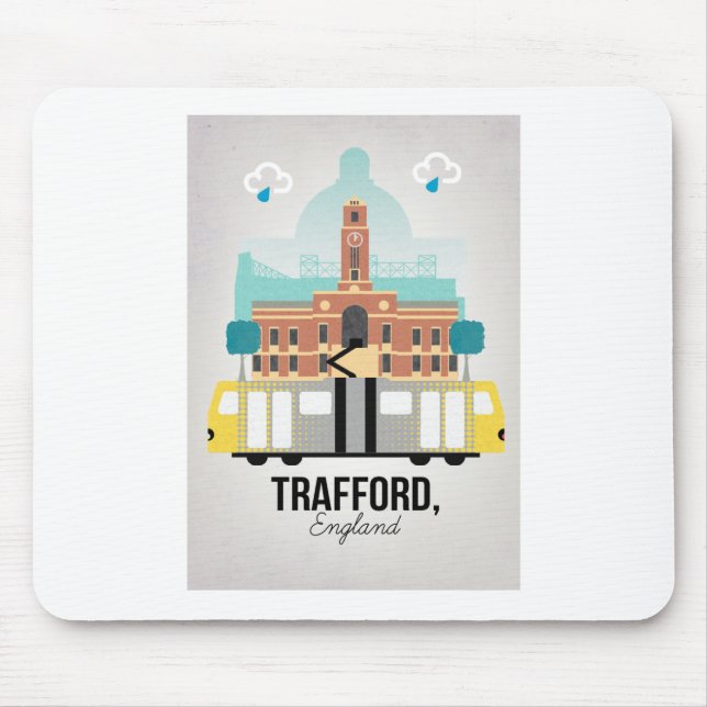 TAPIS DE SOURIS TRAFFORD, MANCHESTER (Devant)