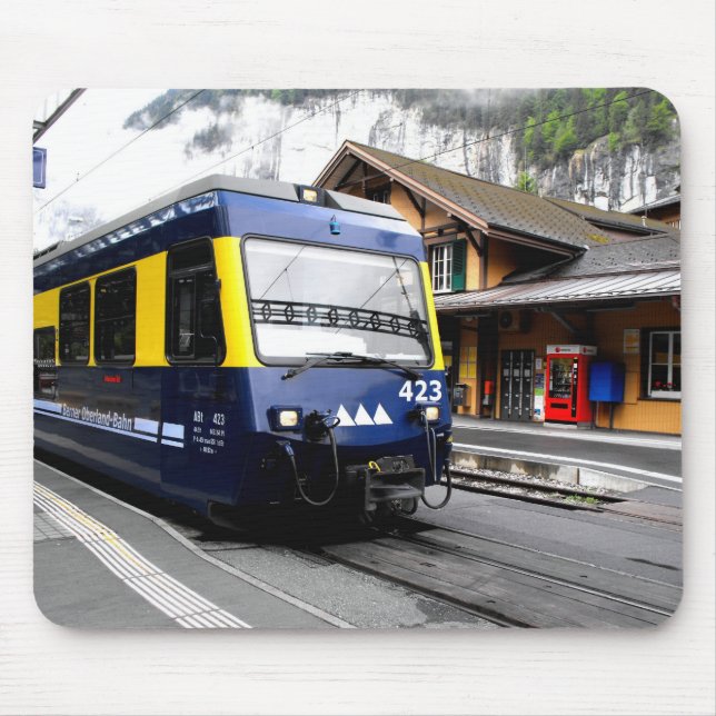 Tapis De Souris Train à bahn Berner Oberland en Suisse (Devant)