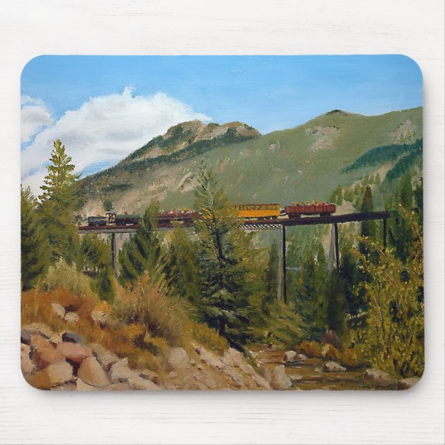 Tapis De Souris Train à vapeur Georgetown Colorado (Devant)