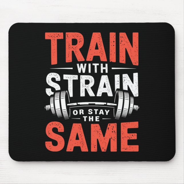 Tapis De Souris Train Avec Soudure - Fitness Bodybuilding Workout  (Devant)