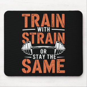 Tapis De Souris Train Avec Soudure - Motivation Fitness Muscle