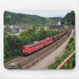 Tapis De Souris Train de marchandises à Saint-Goar