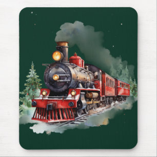 Tapis De Souris Train de Noël