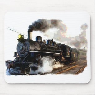 Tapis De Souris Train de vapeur de passager