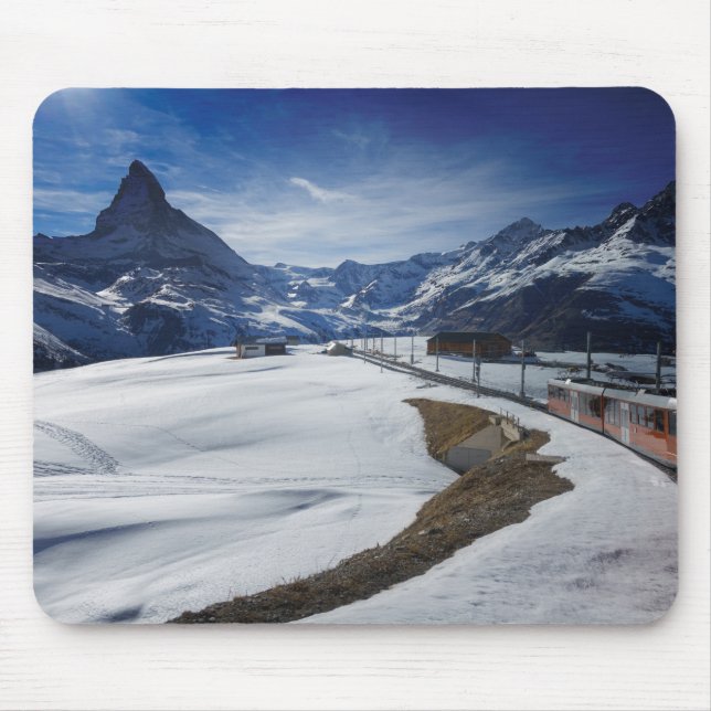 Tapis De Souris Train et Matterhorn ferroviaires de Gornergrat (Devant)