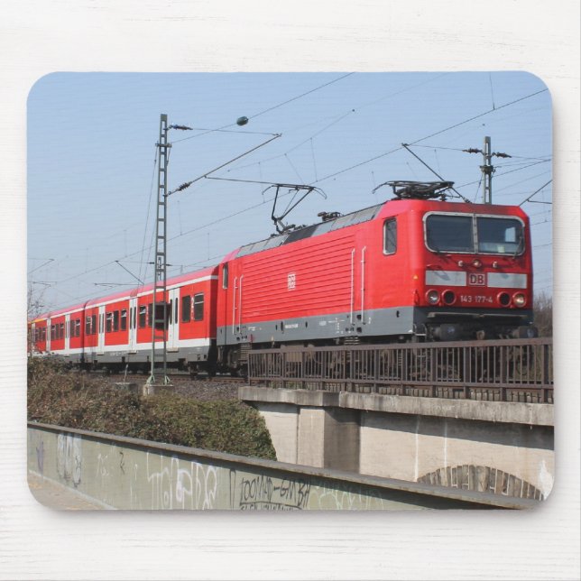 Tapis De Souris Train rouge allemand (Devant)