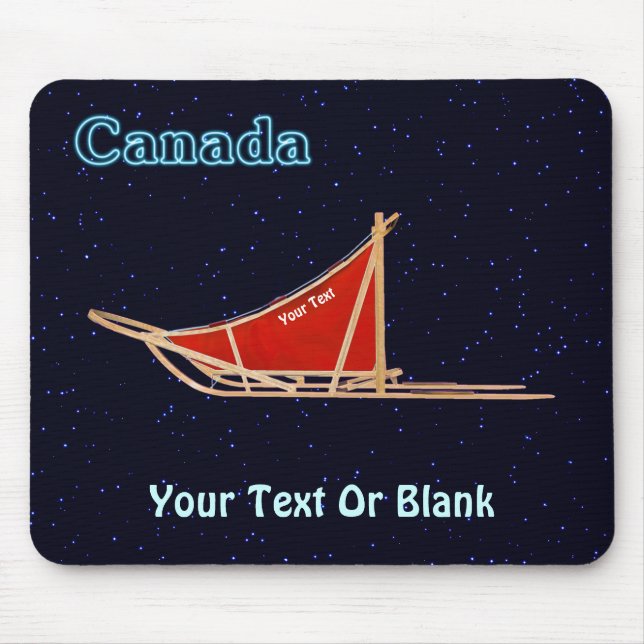 Tapis De Souris traîneau à chiens - Alaska (Devant)