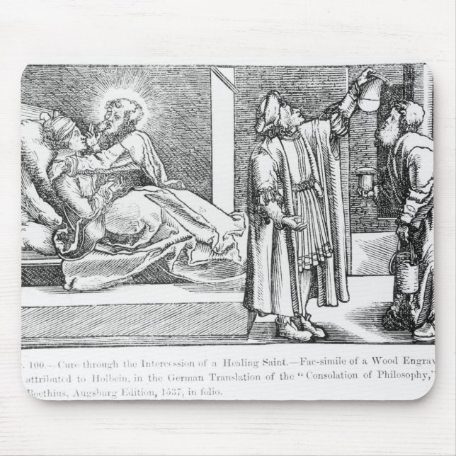 Tapis De Souris Traitement par l'intervention d'une guérison (Devant)