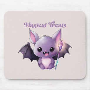 Tapis De Souris Traitements magiques avec Bats mignons