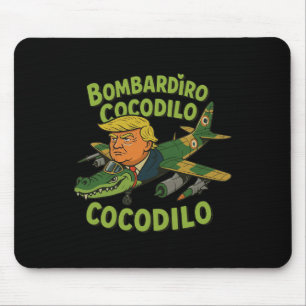 Tapis De Souris Tralalero Tralala Crocodilo Trump Italien Brainrot