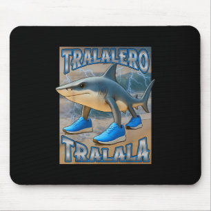 Tapis De Souris Tralalero Tralala Italien Brainrot mème Anniversai