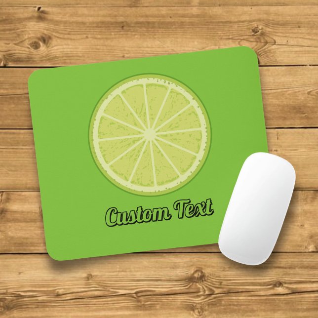 Tapis De Souris Tranche de citron vert (Créateur téléchargé)