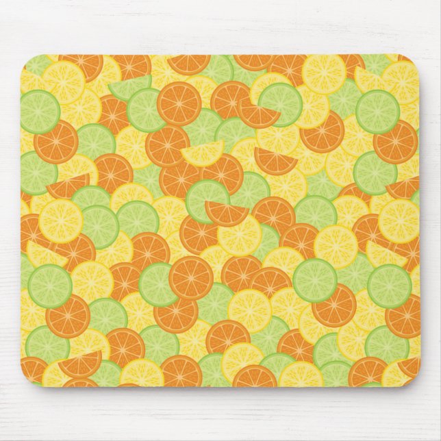 Tapis De Souris Tranches d'agrume (Devant)