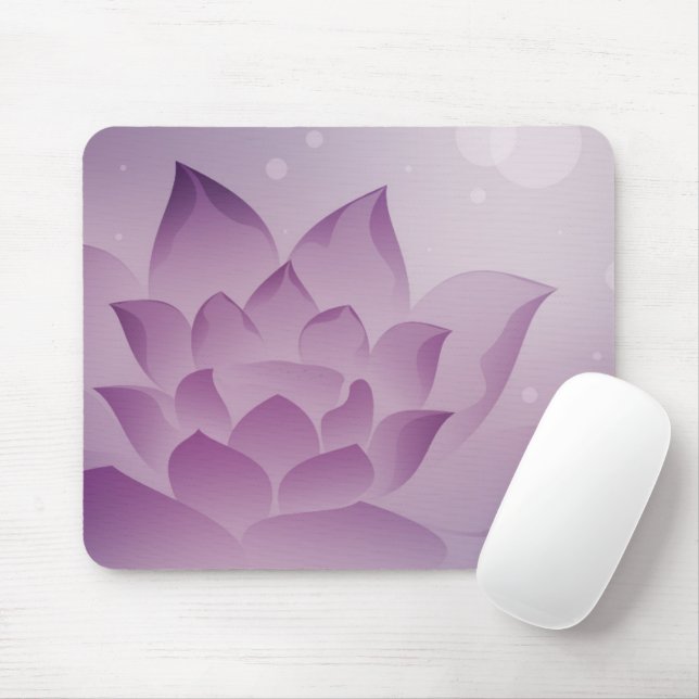 Tapis De Souris Tranquil Lotus Mouse Pad (Avec souris)