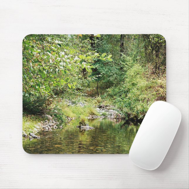 Tapis De Souris Tranquillité dans les bois...... (Avec souris)