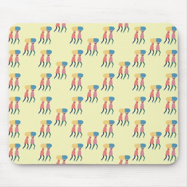 Tapis De Souris Transport d'un motif de pilule (Devant)