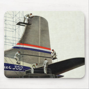 Tapis De Souris Transport vintage, Maintenance des avions