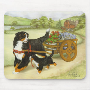 Tapis De Souris Transporter en charrette