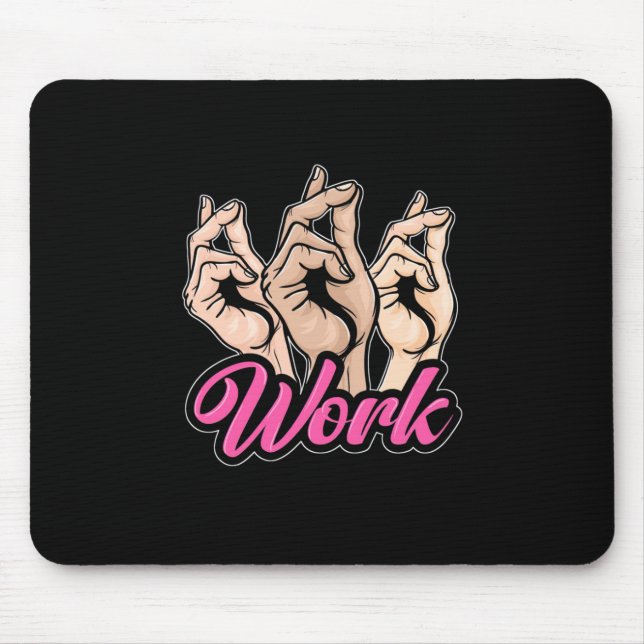 Tapis De Souris Travail d'acteur (Devant)