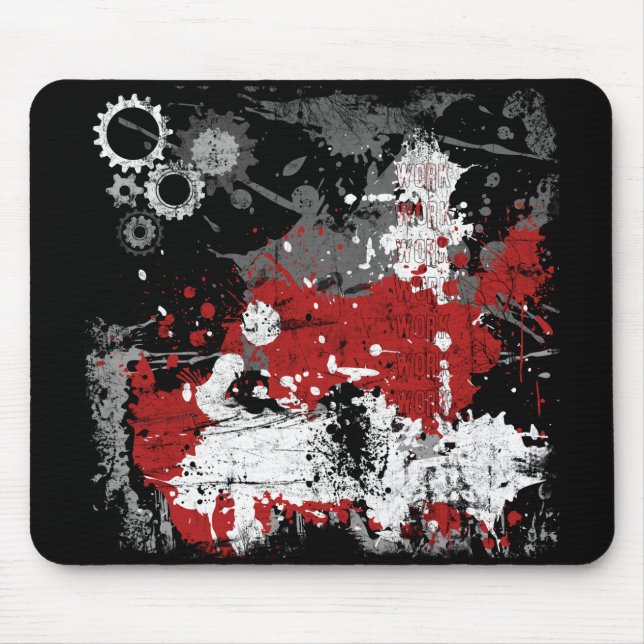 Tapis De Souris Travail Mousepad (Devant)